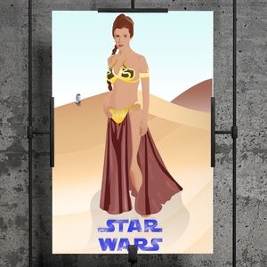 Princes Leia - Star Wars Custom Fanart